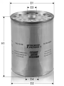 TECNECO FILTERS gs014l -  Топливный фильтр